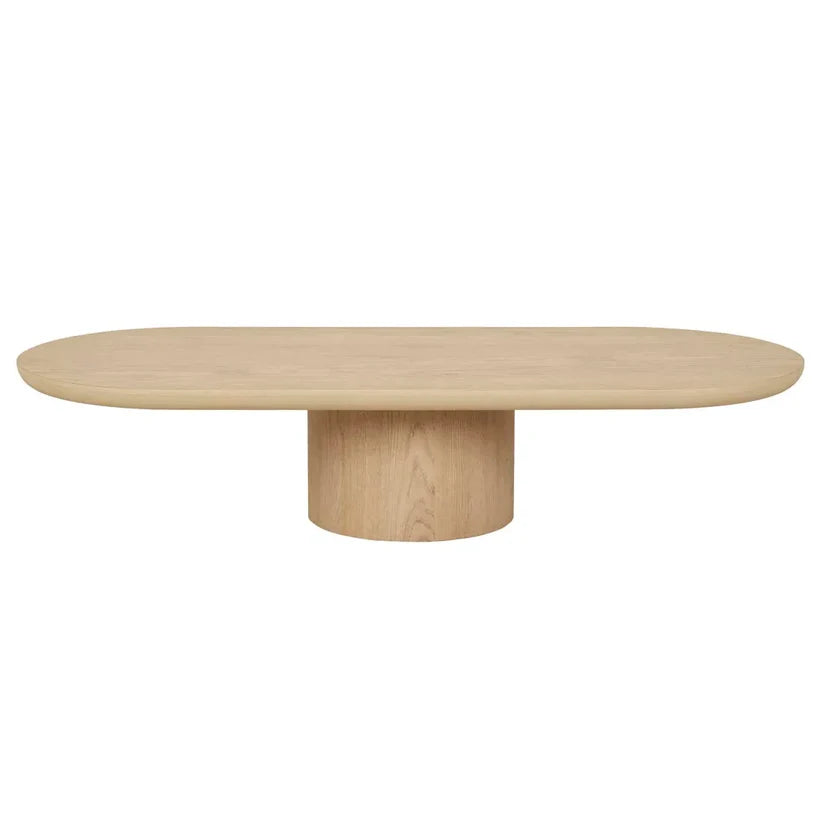 Seb Pedestal Coffee Table | Oak