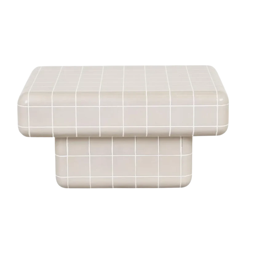 Seville Tile Coffee Table | Pearl White